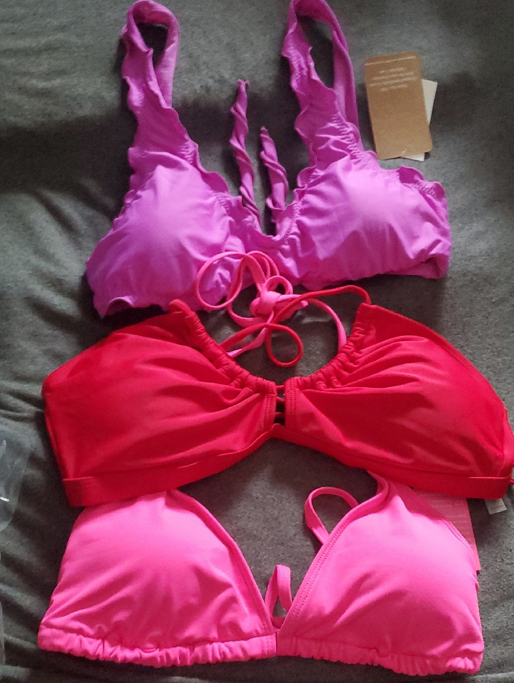 Women’s Bundle Of 3 Bikini Tops